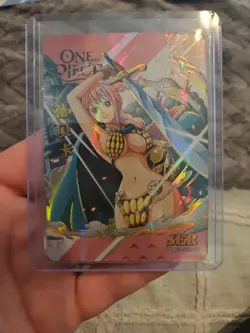 Rebecca Holo Foil Trading Card One Piece Card SER03 Dressrosa SECRET RARE - Image 1