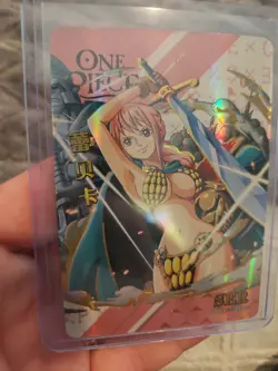 Rebecca Holo Foil Trading Card One Piece Card SER03 Dressrosa SECRET RARE - Image 2
