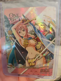 Rebecca Holo Foil Trading Card One Piece Card SER03 Dressrosa SECRET RARE - Image 3