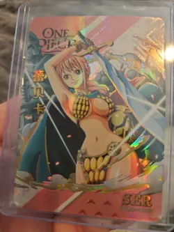 Rebecca Holo Foil Trading Card One Piece Card SER03 Dressrosa SECRET RARE - Image 4