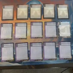 15 Card Lot Of MTG Helper Cards. See Pic For Versions And Amount From Each Set - Image 1