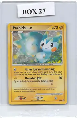 Pachirisu DP04 - Black Star PROMO - COSMO HOLO RARE - POKEMON CARD - MP - Image 1