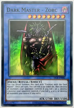 DCR-EN082 Dark Master - Zorc - Super Rare Unlimited Near Mint YuGiOh Card - Image 1