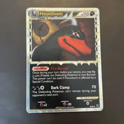 Pokemon Houndoom Prime 82/90 Undaunted Ultra Rare Holo 2010 English Card - Image 2