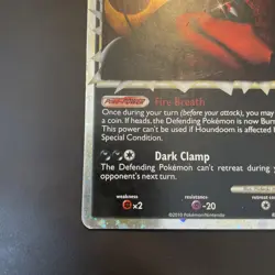 Pokemon Houndoom Prime 82/90 Undaunted Ultra Rare Holo 2010 English Card - Image 4