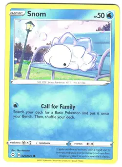 029/072 Snom | Common | Pokemon Trading Card Sword & Shield 4.5 Shining Fates - Image 1