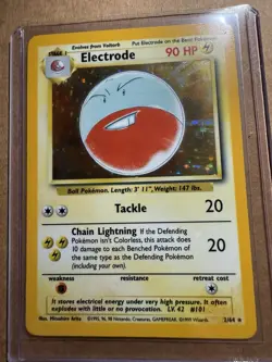 ⚡ Electrode - #2 - Jungle NO SYMBOL- LP Holo Rare - Vintage Pokemon Card - Image 2