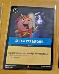 LORCANA TRADING CARD GAME DISNEY CHAPITRE 1 CARTE 162/204 FR MINT - Image 1