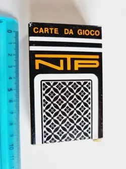 CARTE DA GIOCO SIGILLATE NAPOLETANE NTP SCOPA ORIGINAL VINTAGE PLAYING CARDS NEW - Image 3