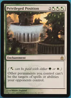 Privileged Position Ravnica: City of Guilds NM Rare CARD (330115) ABUGames - Image 1