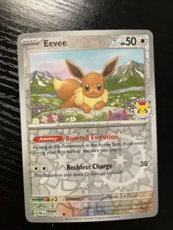 Eevee - (Pokemon Day 2025) (Reverse Cosmos Holo) 074/131 Miscellaneous Cards... - Image 1