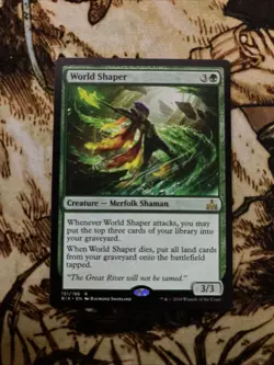 MTG Magic the Gathering World Shaper (151/219) Rivals of Ixalan LP - Image 1