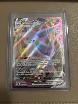 Espeon VMAX 065/203 - Evolving Skies Full Art Pokemon Card TCG - Holo NM - Image 1