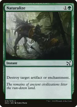 MTG Naturalize ** Duel Decks: Elves vs. Inventors ** English - Image 1