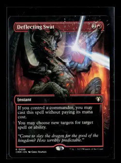 Wizards of the Coast Deflecting Swat Commander Masters 0698 Rare Instant Red - Image 1