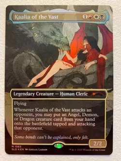 MTG 1x RAINBOW FOIL Kaalia of the Vast # 1563 Secret Lair Magic Gathering x1 NM - Image 1