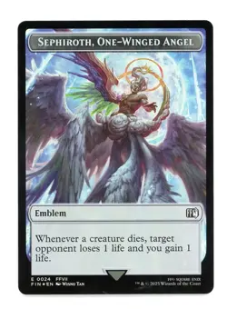 Magic: The Gathering Final Fantasy Foil Sephiroth One-Winged Angel #24 - Image 1