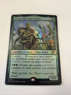 Bristly Bill, Spine Sower #157 (Foil) (NM) Thunder Junction PPOTJ Magic MTG - Image 1