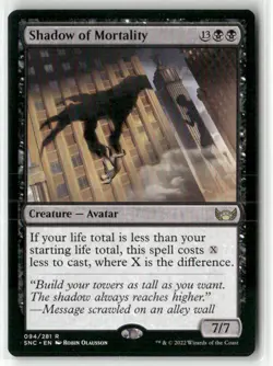 Shadow of Mortality R Streets of New Capenna 94 NM - Image 1