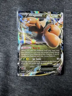 The Pokemon Company Dragonite EX 74/111 XY Furious Fists Ultra Rare Holo Eng - Image 1