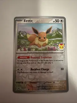 Eevee - (Pokemon Day 2025) (Reverse Cosmos Holo) 074/131 Miscellaneous Cards... - Image 1