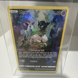 Mew GG10/GG70 Crown Zenith Galarian Gallery Ultra Rare Full Art Holo 60HP - Image 1