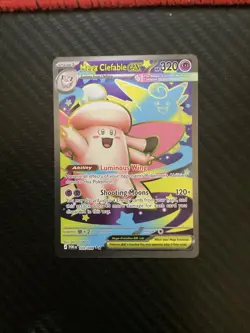 Mega Clefable ex 103/088 Ultra Rare Perfect Order Pokemon Near Mint - Image 1