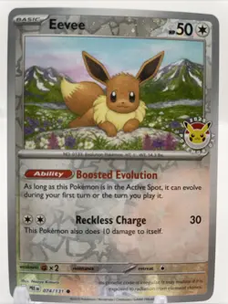 Eevee - (Pokemon Day 2025) (Reverse Cosmos Holo) 074/131 Miscellaneous Card - Image 1