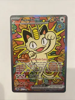 Meowth EX Pokemon Perfect Order 121/088 Special Illustration Rare SIR NM/Mint - Image 3