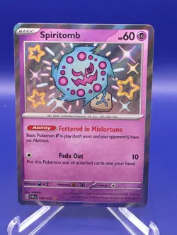Spiritomb - 158/091 - Baby Shiny Rare - SV: Paldean Fates - Pokemon TCG - Image 1