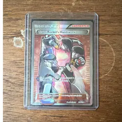 Pokemon Team Rocket's Handiwork 124/124 Fates Collide Ultra Rare Full Art Holo - Image 1