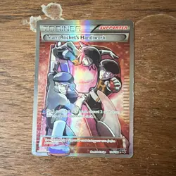 Pokemon Team Rocket's Handiwork 124/124 Fates Collide Ultra Rare Full Art Holo - Image 2