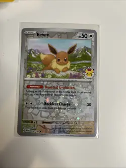 Eevee - (Pokemon Day 2025) (Reverse Cosmos Holo) 074/131 Miscellaneous Cards - Image 1