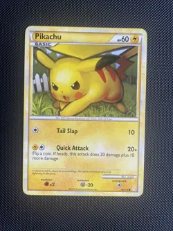 Pokemon TCG Pikachu Heartgold & Soulsilver 78/123 Regular Common NM/LP - Image 1