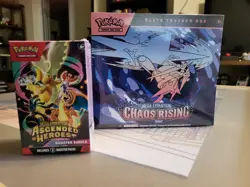 SEALED Pokemon Lot Ascended Heroes Booster Bundle and Chaos Rising Etb - Image 1