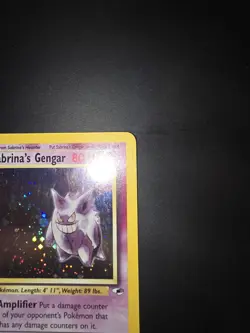 Sabrina's Gengar 14/132 Gym Challenge Holo Rare 2000 WOTC LP Swirl - Image 5