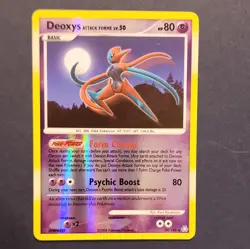 The Pokemon Company Deoxys Attack Forme Legends Awakened 2008 Rev Holo Rare EN - Image 1