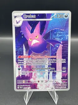 Pokemon Crobat Chaos Rising Illustration Rare 093/086 - Image 1