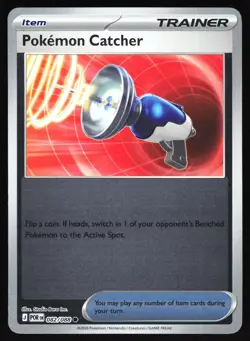 Pokemon Catcher 082/088 Common Perfect Order Pokemon Reverse Holo Near Mint - Image 1
