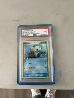 2006 Pokemon Ex Crystal Guardians Squirtle Reverse Holo - Image 2