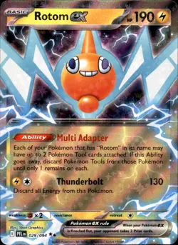 Rotom ex 029/094 Double Rare - Pokemon ME02: Phantasmal Flames NM - Image 1
