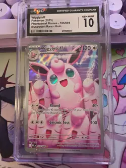 pokemon wigglytuff me02: phantasmal flames 105/094 CGC 10 - Image 1