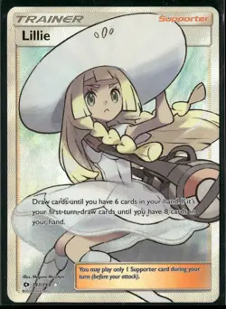 2017 Pokemon Sun & Moon Lillie 147/149 Full Art Ultra Rare NM - Image 1