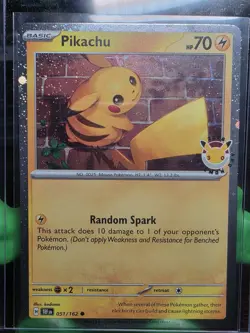 Pikachu (Pokemon Day 2026) 051/162 - BUTT SWIRL - NM - Image 1