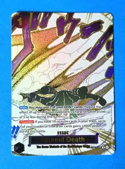 Ground Death Alt Art Manga Event OP14-096 The Azure Sea's Seven One Piece Eng - Image 1