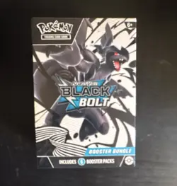 Pokemon TCG Scarlet & Violet: Black Bolt Booster Bundle 6 Packs 60 Cards ENG - Image 1