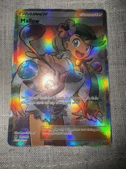 Pokemon Trainer Mallow Full Art Holo Card Sm-Guardians Rising 145/145 - Image 3
