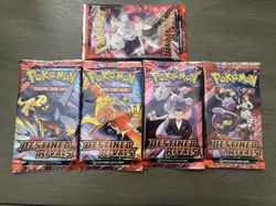 Pokemon Scarlet & Violet Destined Rivals 10 Card Packs Lot Of 5 New and Sealed. - Image 1
