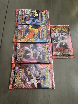 Pokemon Scarlet & Violet Destined Rivals 10 Card Packs Lot Of 5 New and Sealed. - Image 4