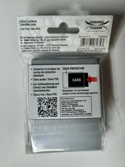 2022 Pokemon Charmander Pokemon TCG Ultra PRO Card Sleeves 65ct - SEALED - Image 2